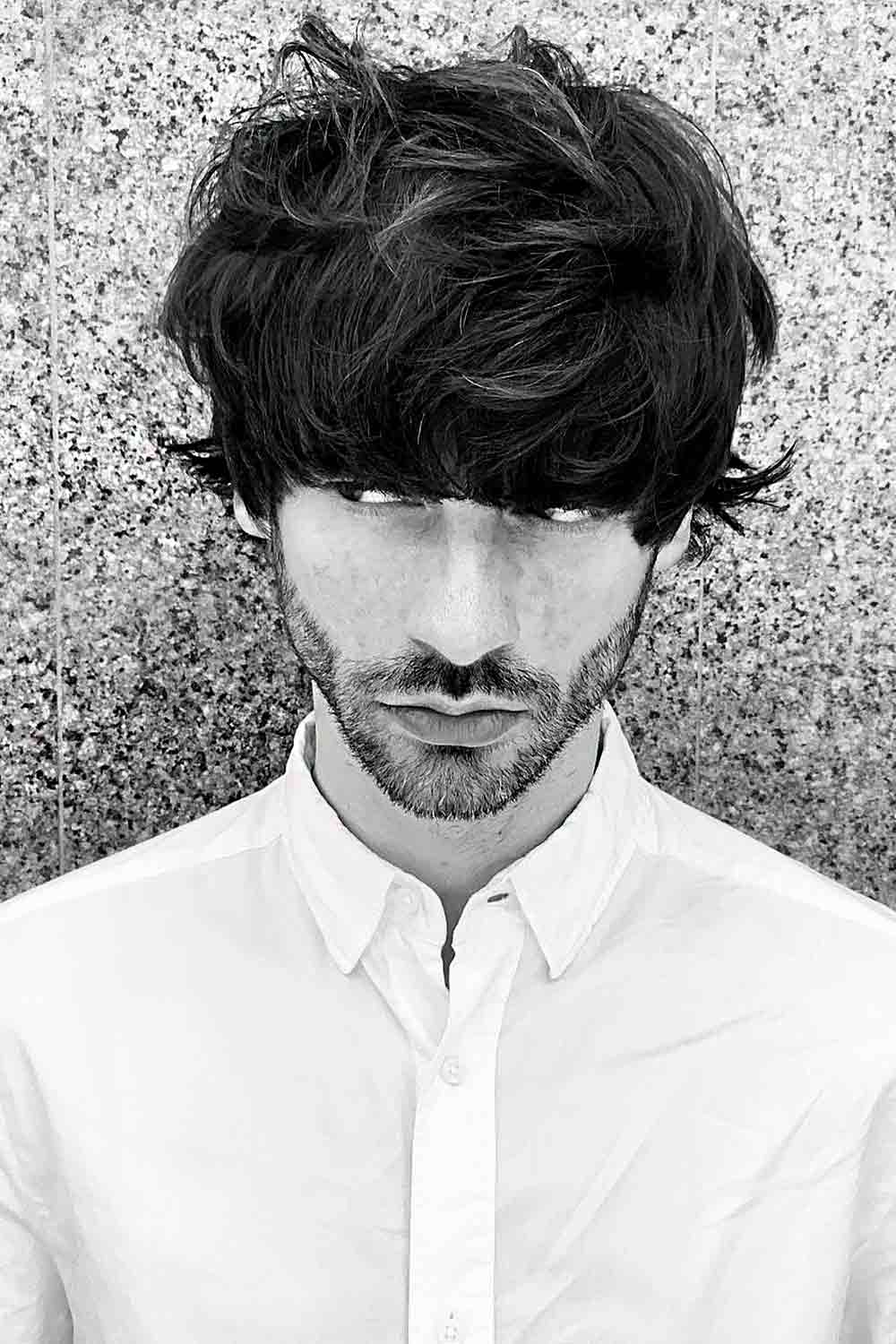 30 Fringe Bangs Hairstyles For Men For This Year - Mens Haircuts