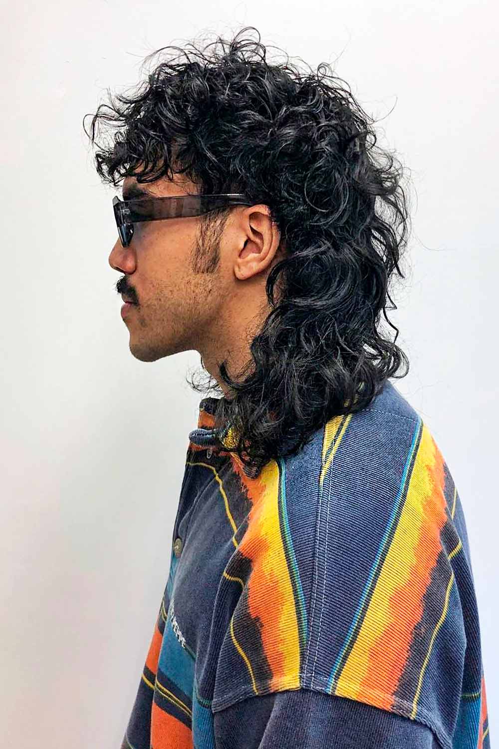 Wolf Cut On Curly Hair For Men #wolfcutmen #wolfhairstylemen #wolfhaircut
