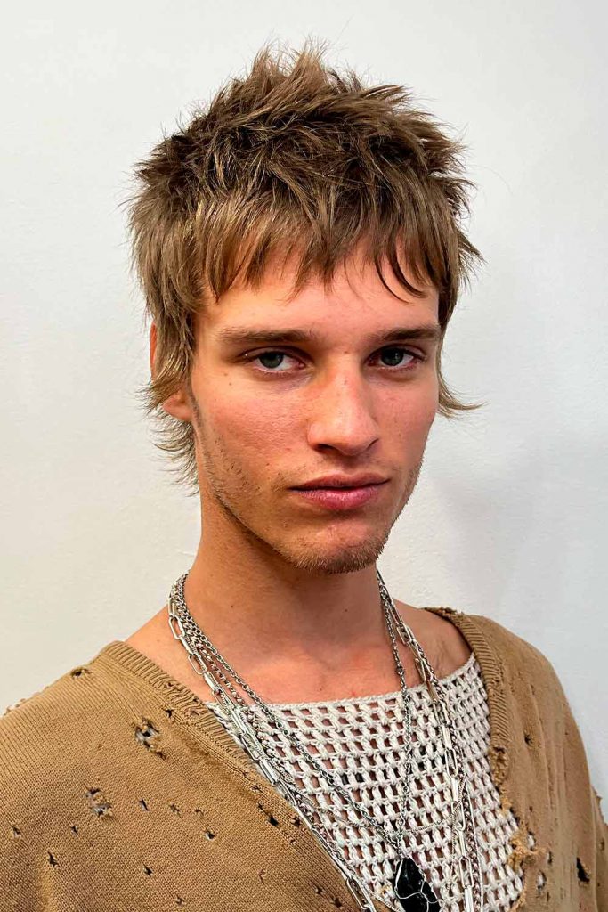 30 Wolf Cut Men Ideas To Rock In 2023 - Mens Haircut