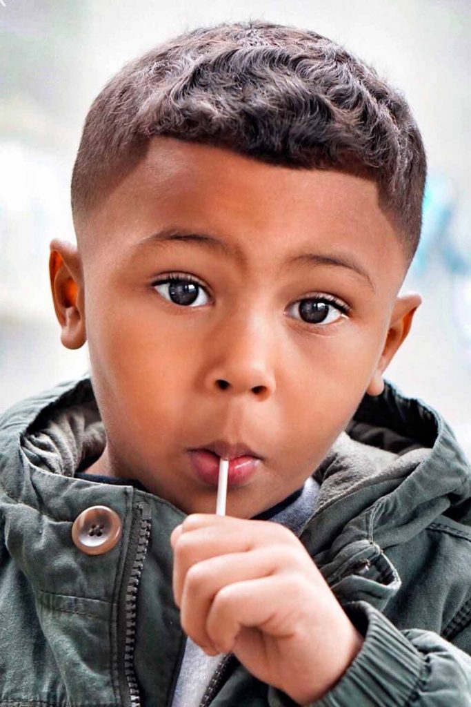 Portrait Lovely Small Boy Curly Hairstyle Stock Photo 2355850827 |  Shutterstock