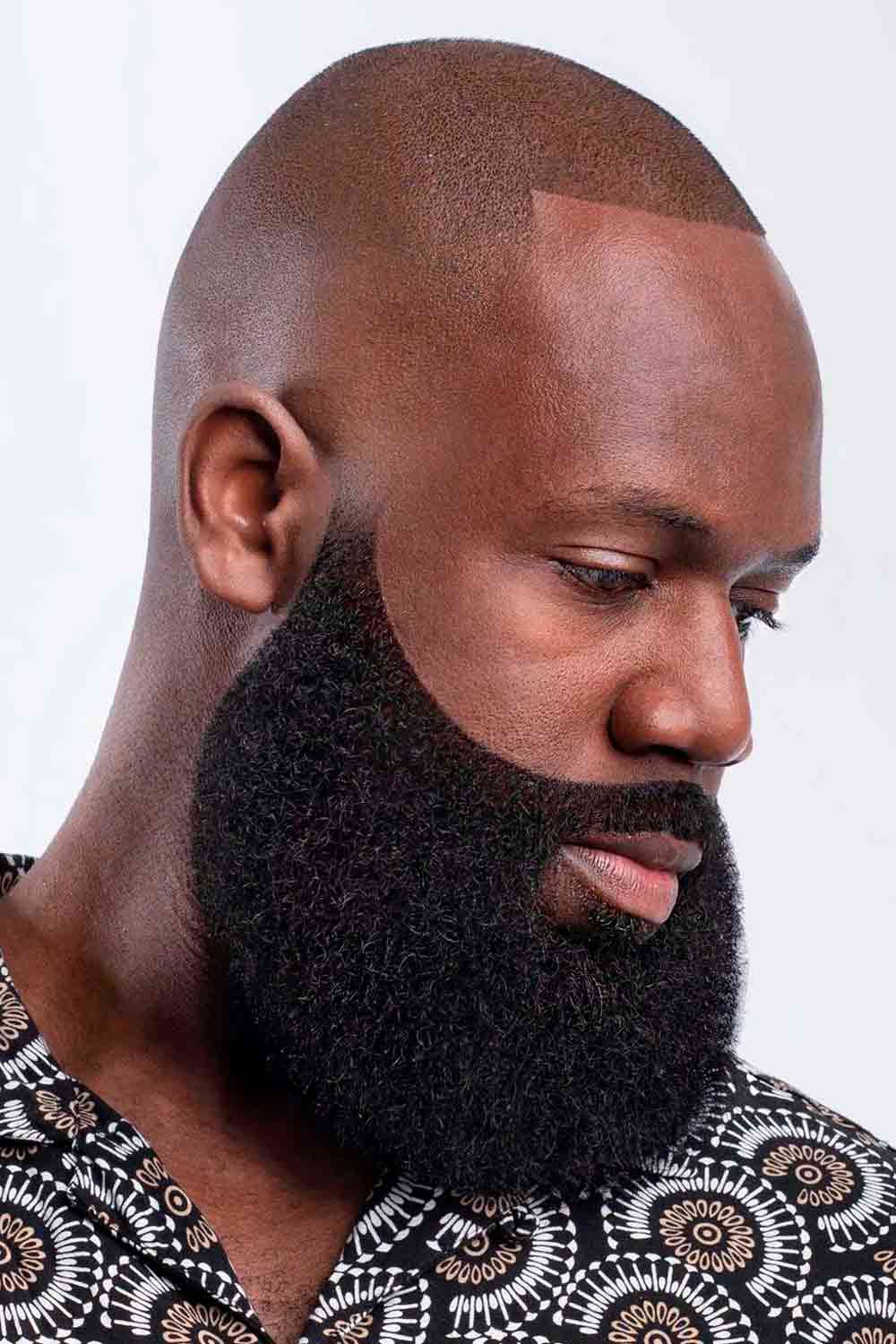 Black Men Haircuts Guide Bald Head Full Beard 