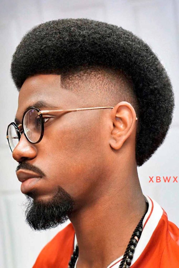 Rounded Flat Top And Undercut #blackmenhaircuts #blackmenhairstyles #afrohaircuts #haircutsforblackmen