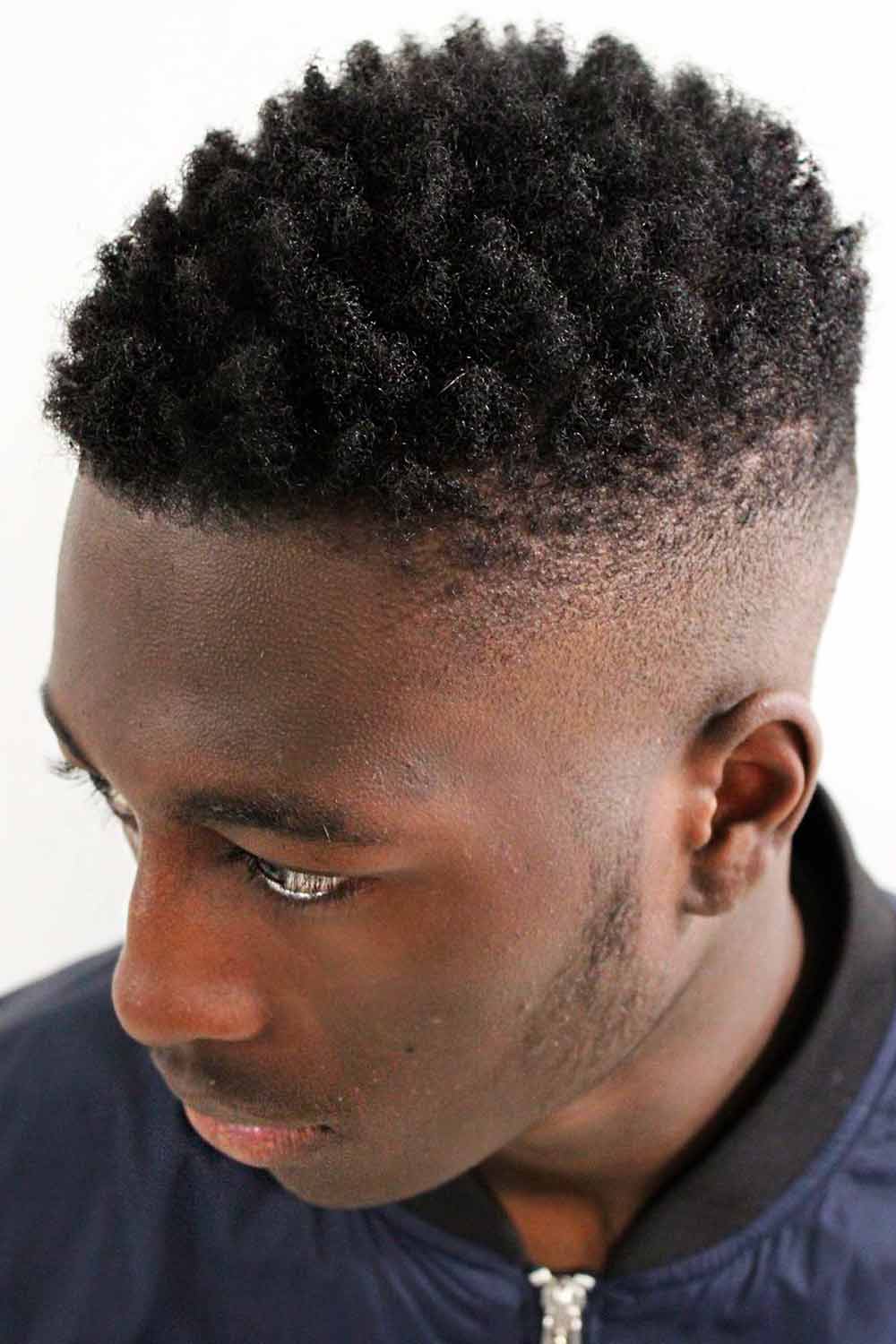 Mid Sponge Twist Black Men Haircuts #blackmenhaircuts #blackmenhairstyles #afrohaircuts #haircutsforblackmen