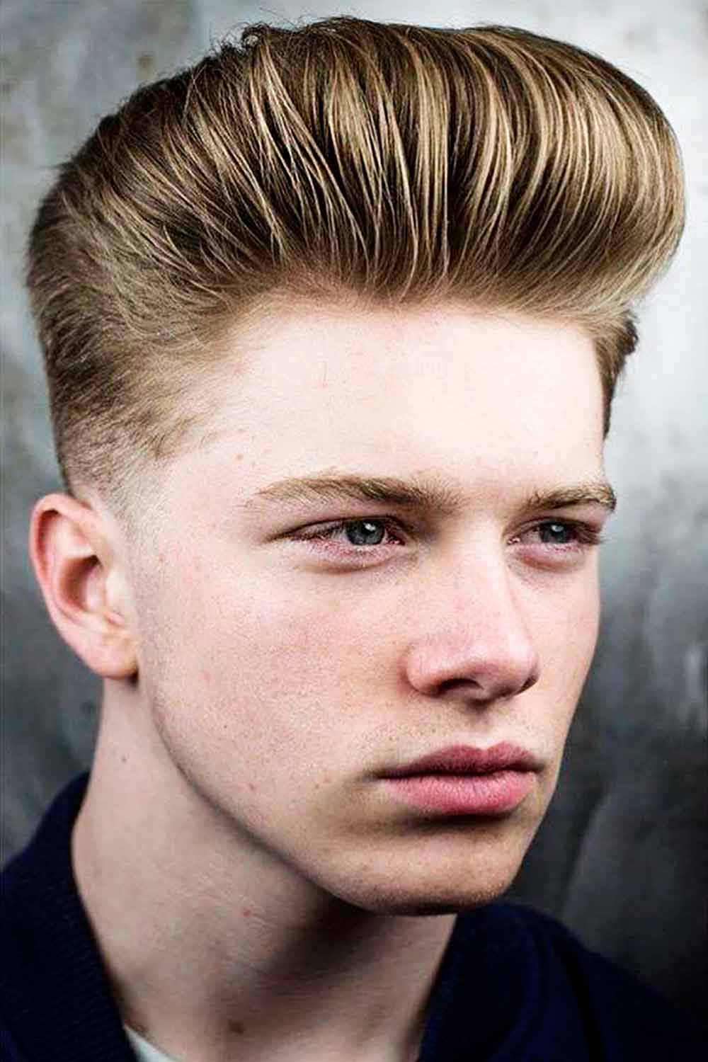 Pompadour Fade #promhairstyles #promhairstylesformen #formalhairstyles #mensformalhairstyles
