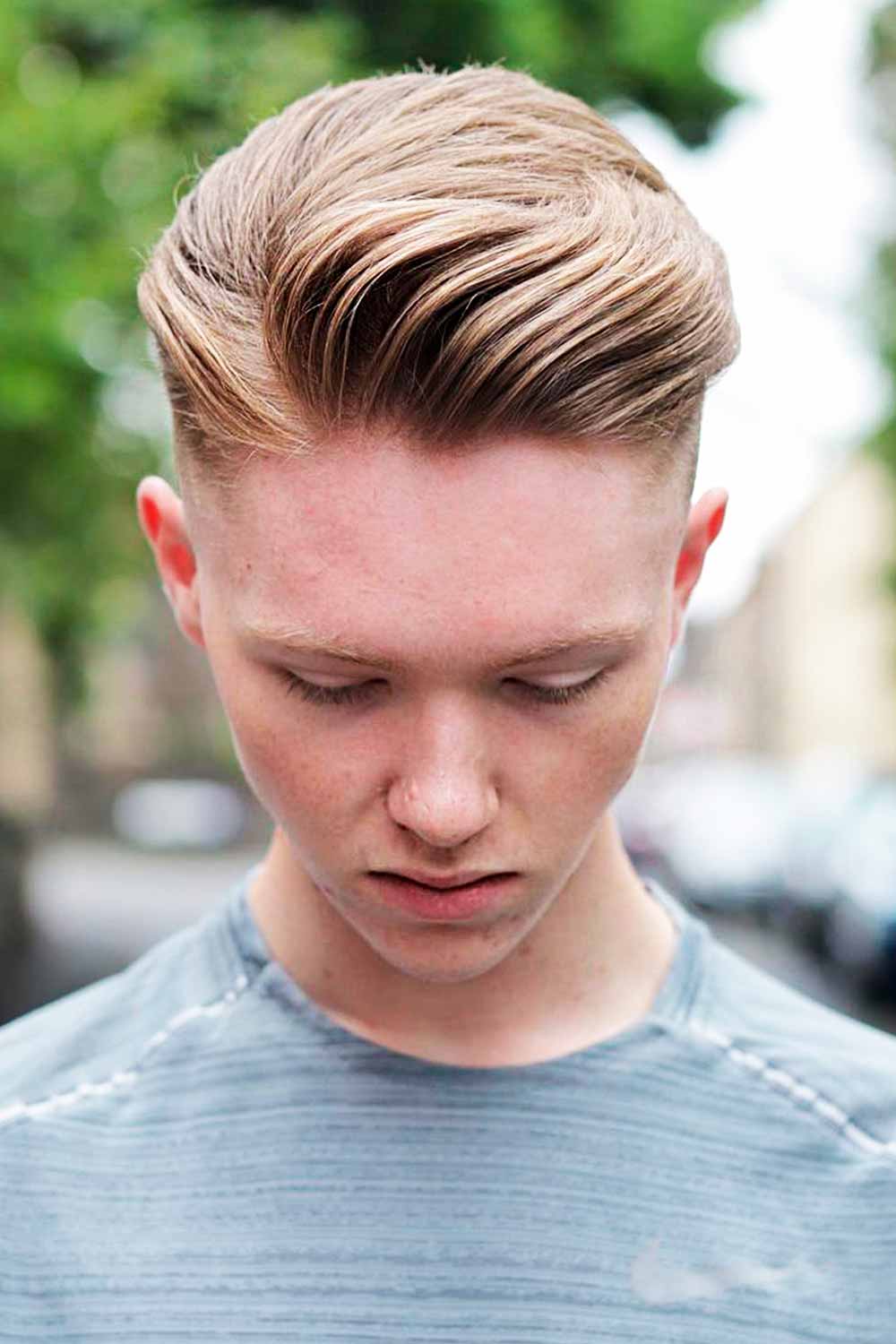 Prom Hairstyle With Side Part #promhairstyles #promhairstylesformen #formalhairstyles #mensformalhairstyles