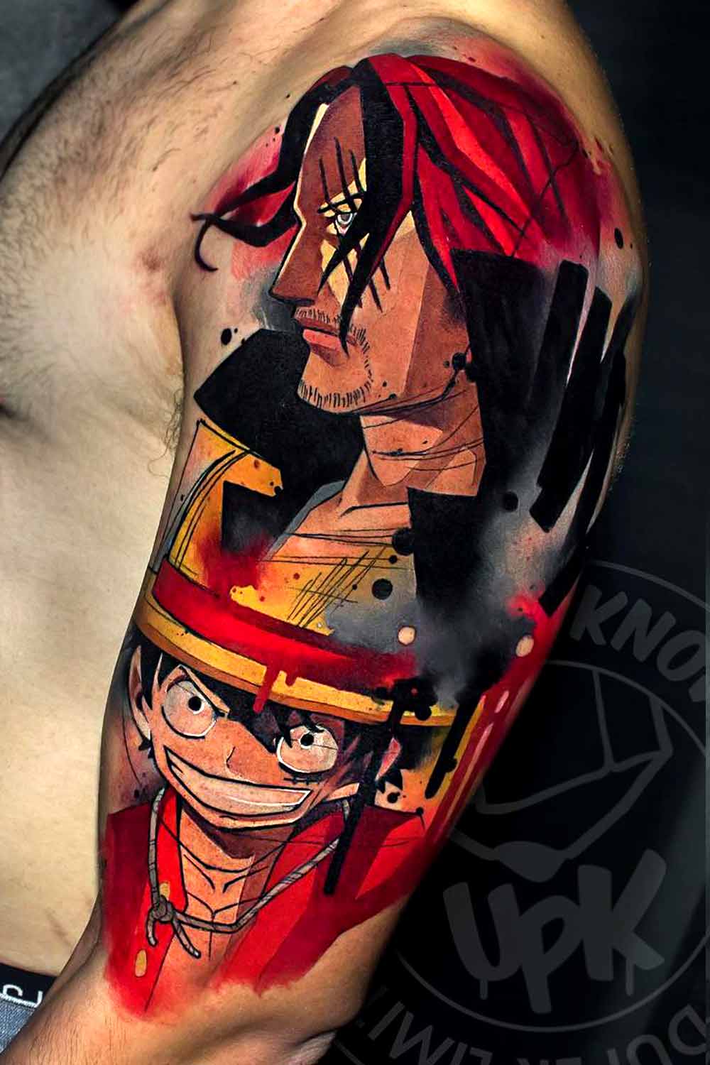 Idéias de tatuagem de anime #tattoosformen #tattoosmen #besttattoos #tattoo