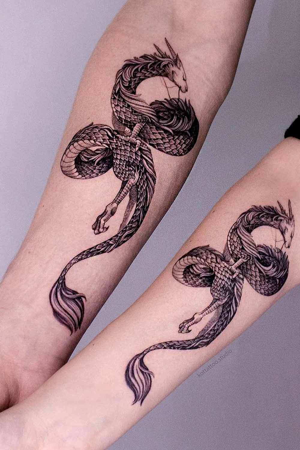 Pin by Daivelis Alejandra on Tattoos  Dragon tattoo forearm Dragon sleeve  tattoos Dragon tattoo