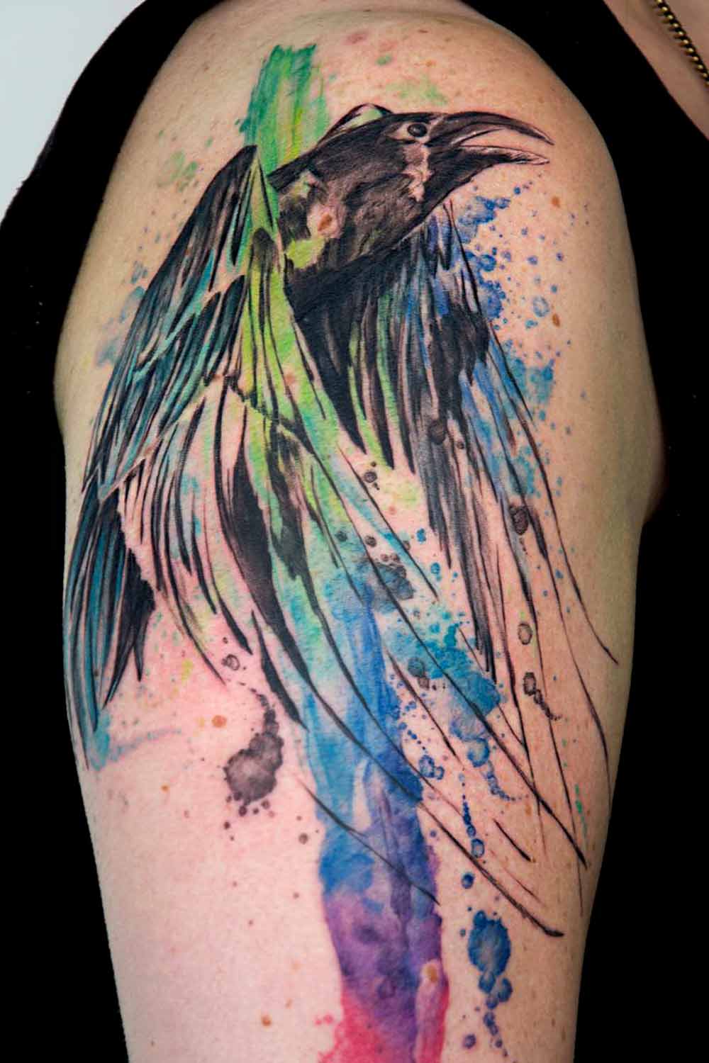 From Realistic To Abstract Crow Tattoo Ideas For Every Style