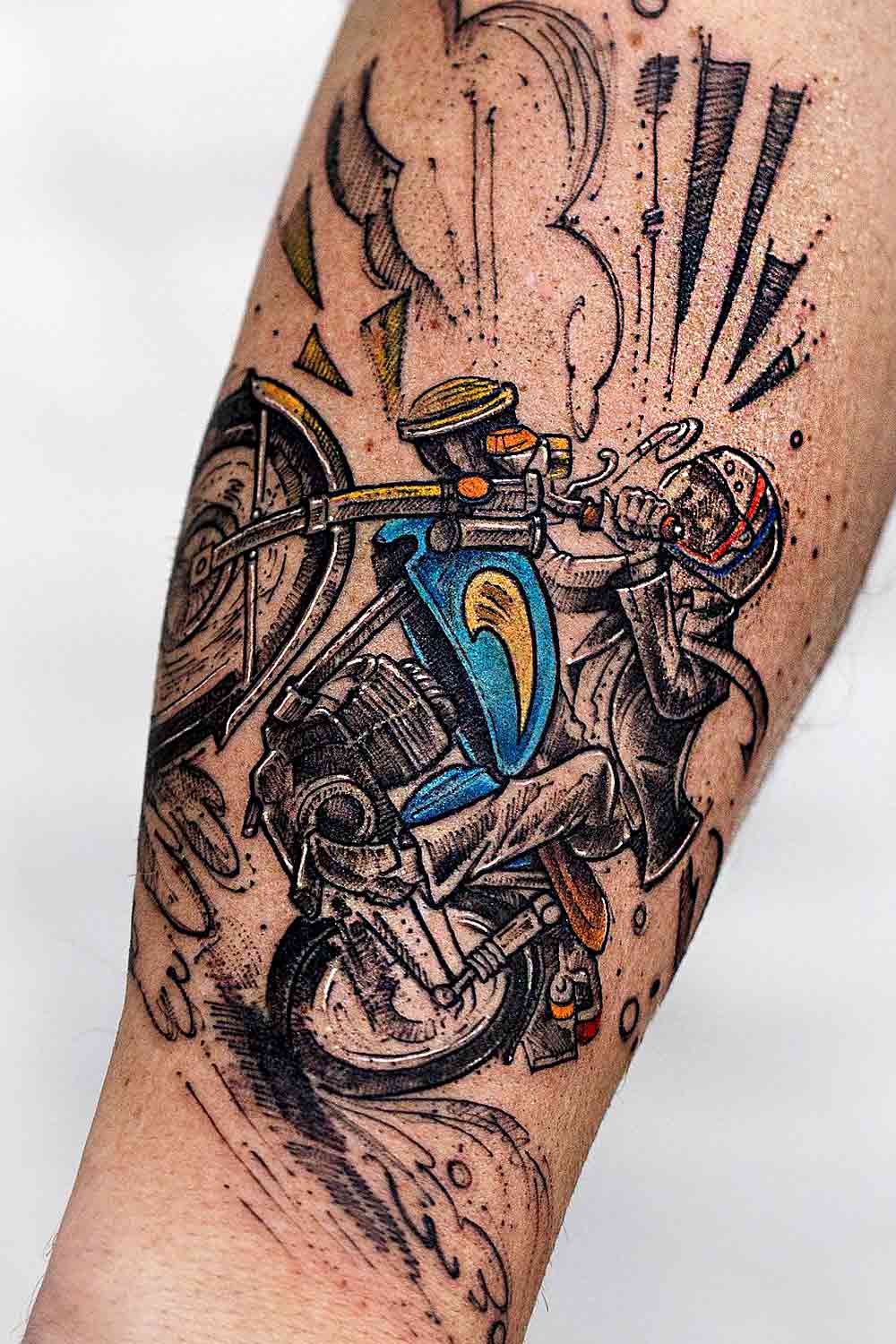Motorcycle Tattoos #tattoosformen #tattoosmen #besttattoos #tattoo