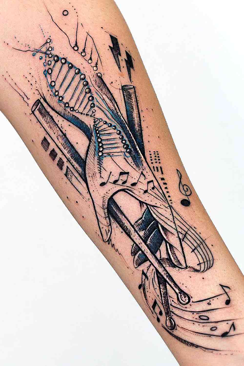 Music Tattoo for Mens #tattoosformen #tattoosmen #besttattoos #tattoo