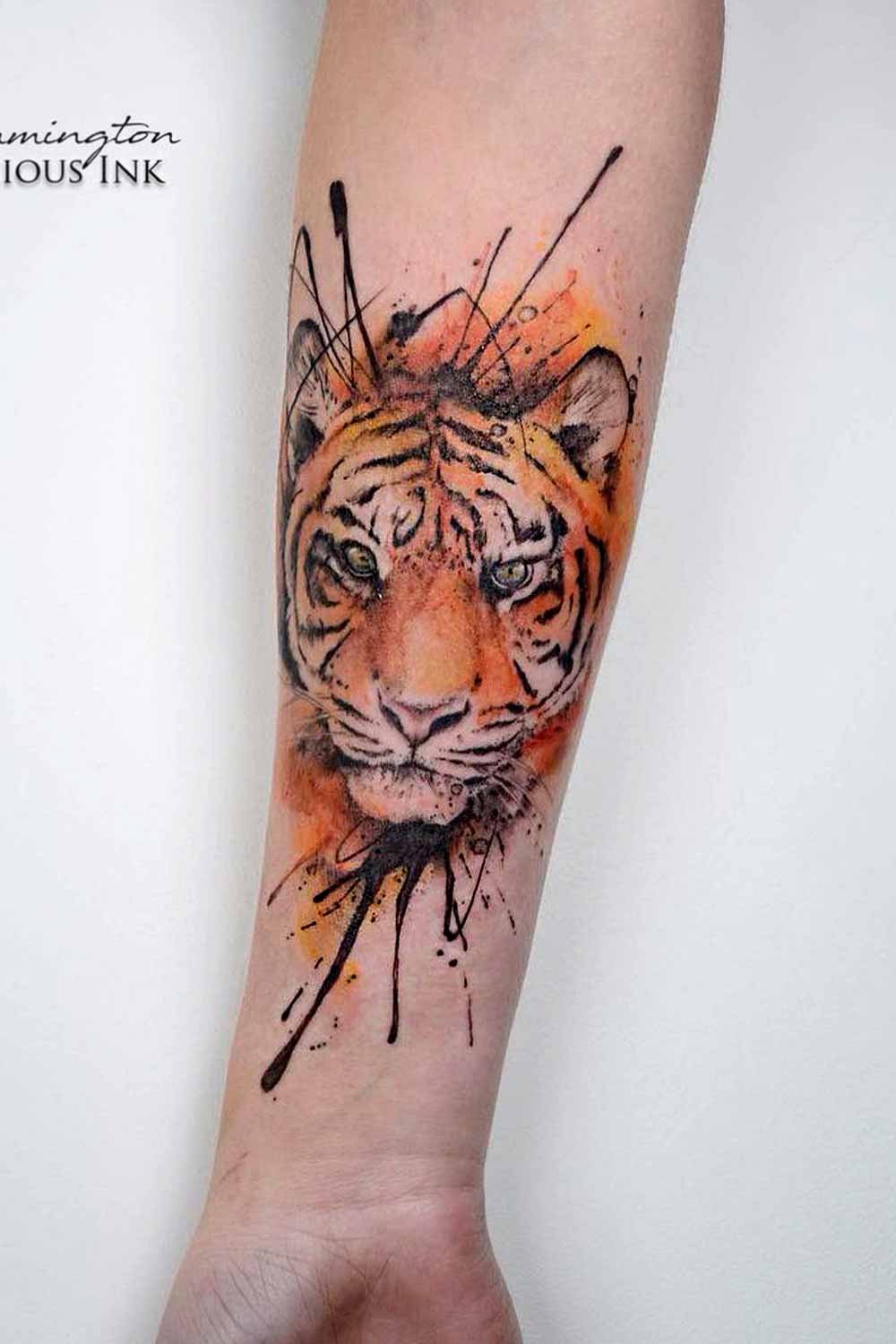 Homens de tatuagem de tigre #tattoosformen #tattoosmen #besttattoos #tattoo