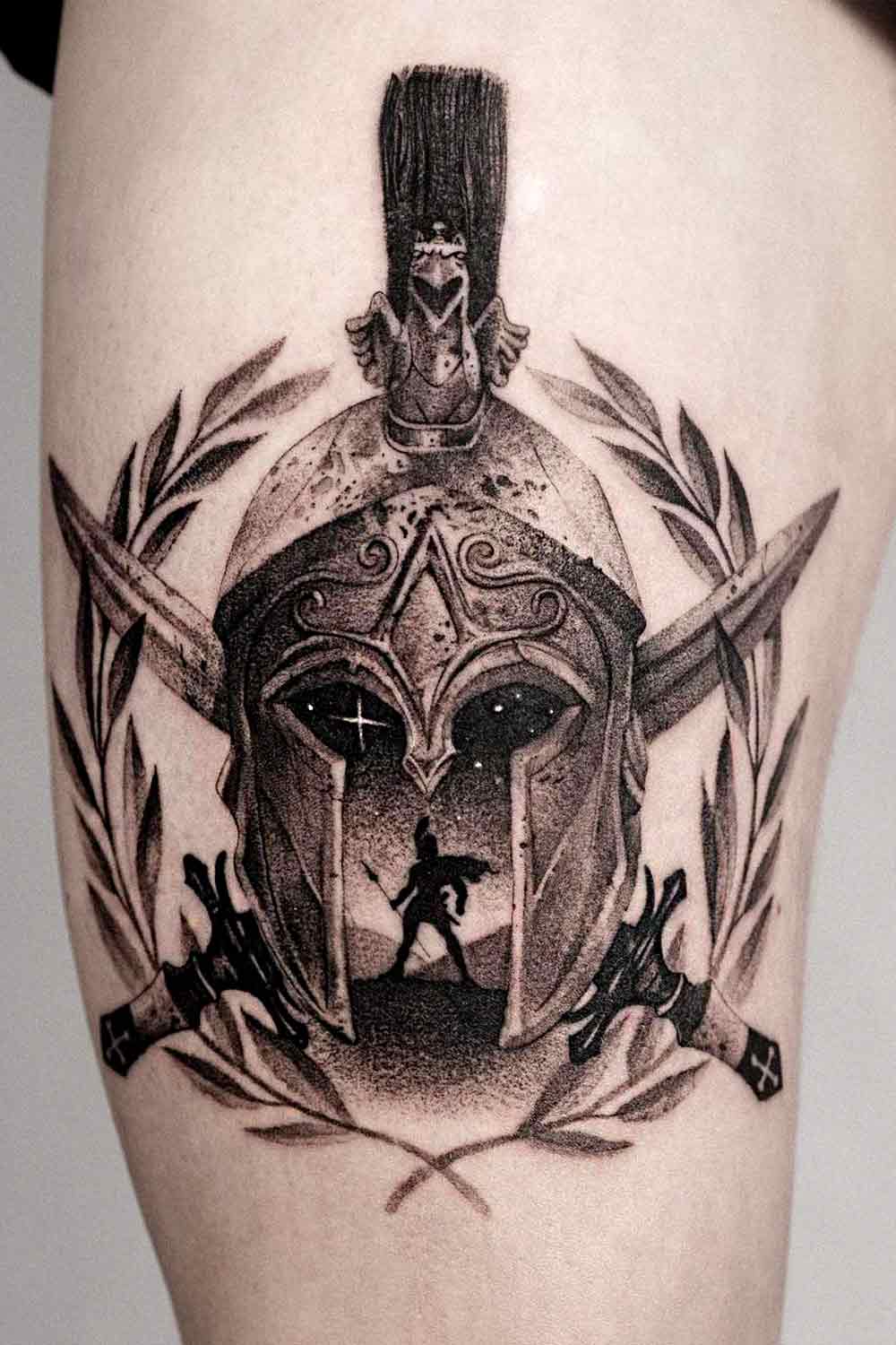 Tatuagem Guerreiro para Homens #tattoosformen #tattoosmen #besttattoos #tattoo