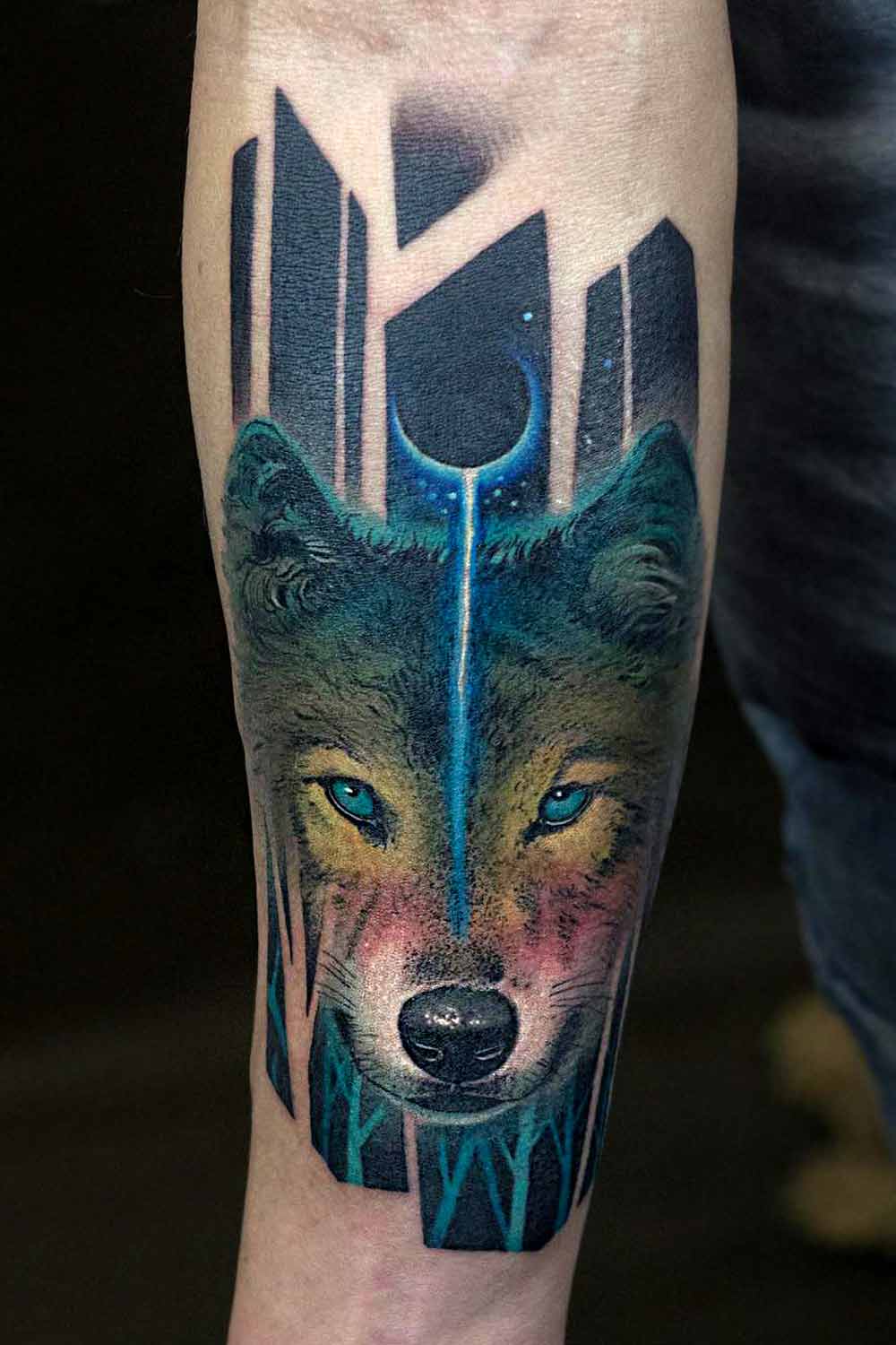 Wolf Tattoo Men #tattoosformen #tattoosmen #besttattoos #tattoo
