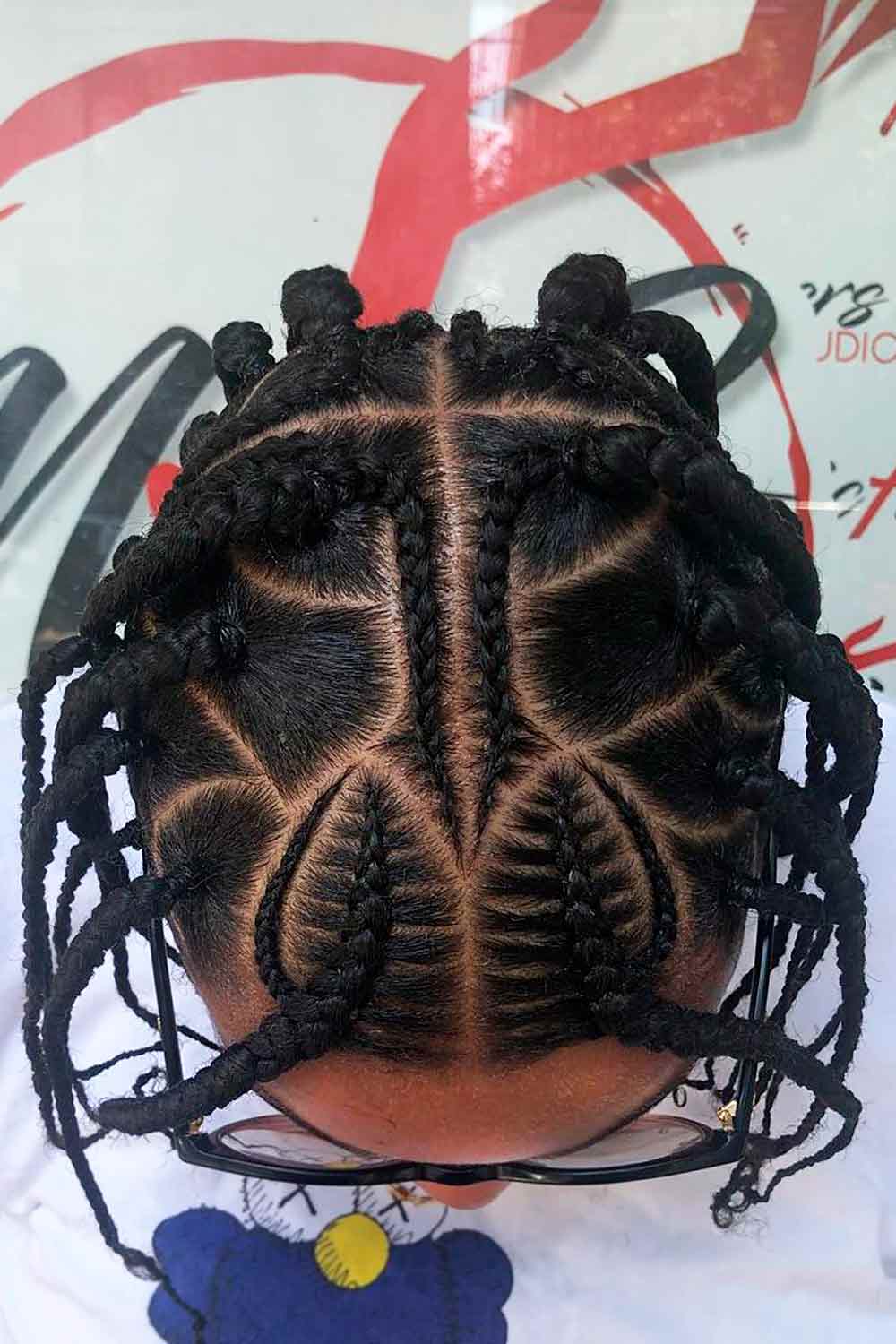 Multi-Directional Cornrows #braidsforboys #boysbraids #braidshairstyles