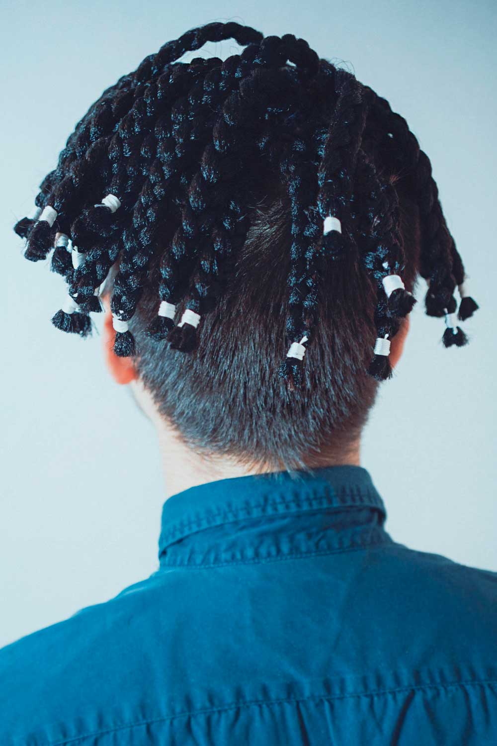 Boy Braids Hairstyles with Beads #braidsforboys #boysbraids #braidshairstyles