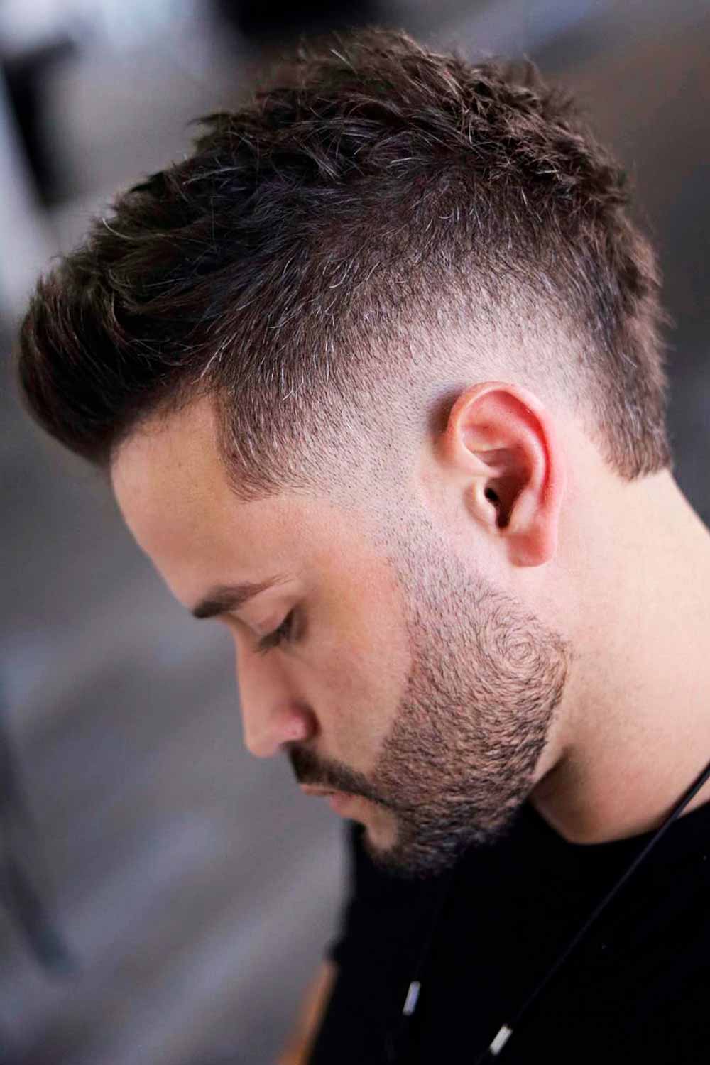 Mullet Fade #thickahirmen #haircutsformenwiththickhair #thickhairhaircuts