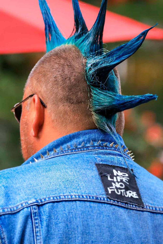 Asian Mohawk #libertyspikes #punkhairstyles #spike