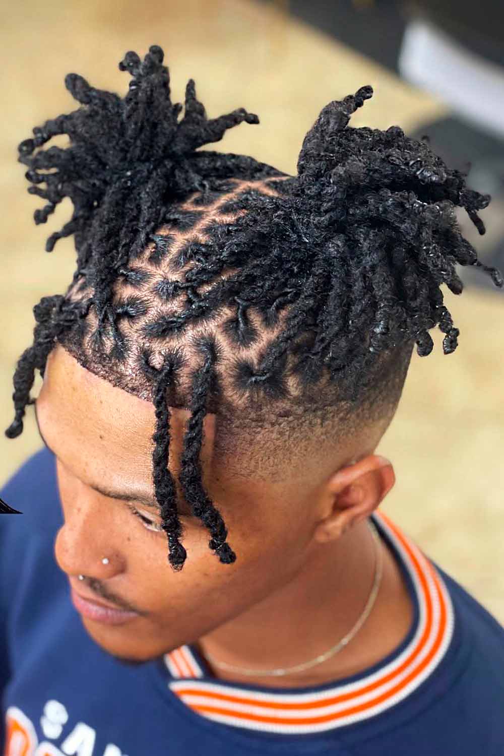 Pigtails Black Mens Twists Undercut #twostrandtwist #twostrandtwistmen