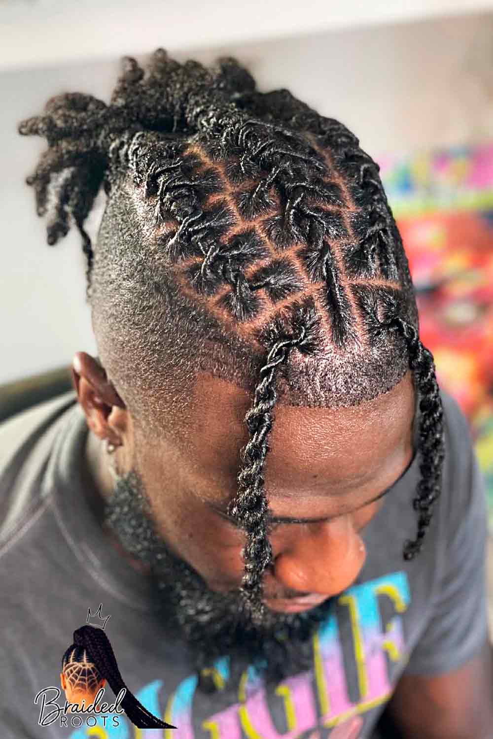 Black mens hair store twist styles