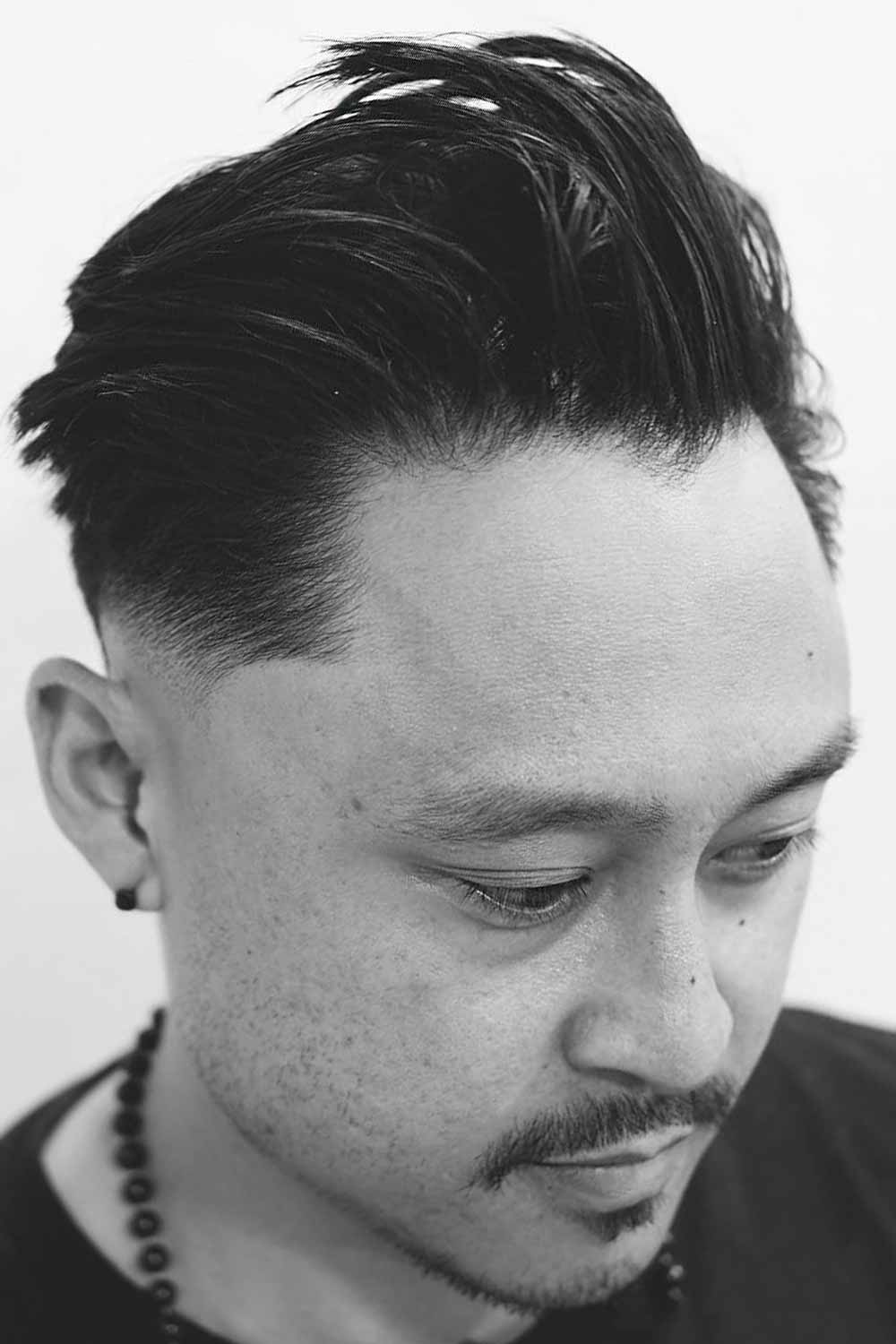 Brushed Back Haircut #asianhairstylesmen #asianhairstyles #asianhaircut #asianmen