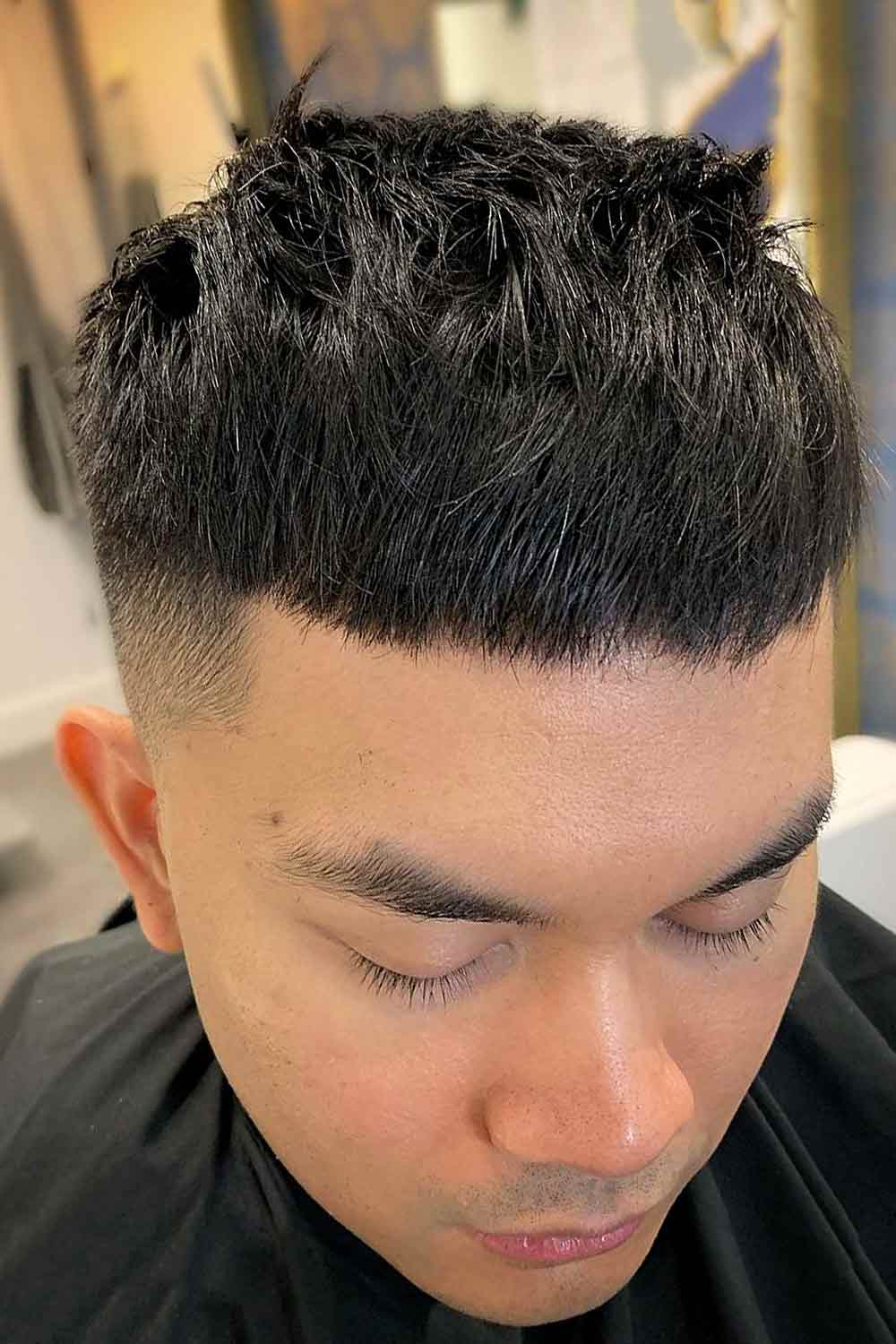 Asian Ceasar Haircut Men #asianhairstylesmen #asianhairstyles #asianhaircut #asianmen