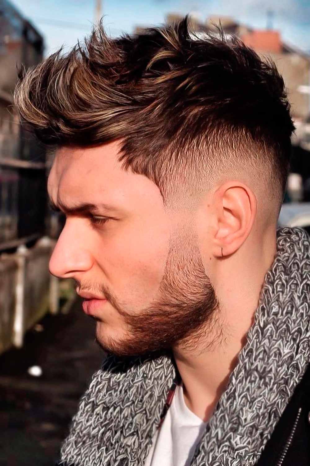 Brown Highlighting #hairhighlights #menshighlights