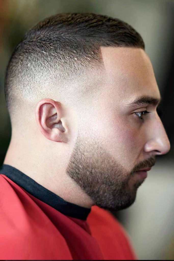 military haircut types short skin fade line up