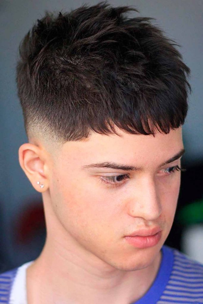 Messy Crop Haircut #boyshaircuts #boyshairstyles #haircutsforboys #hairstylesforboys