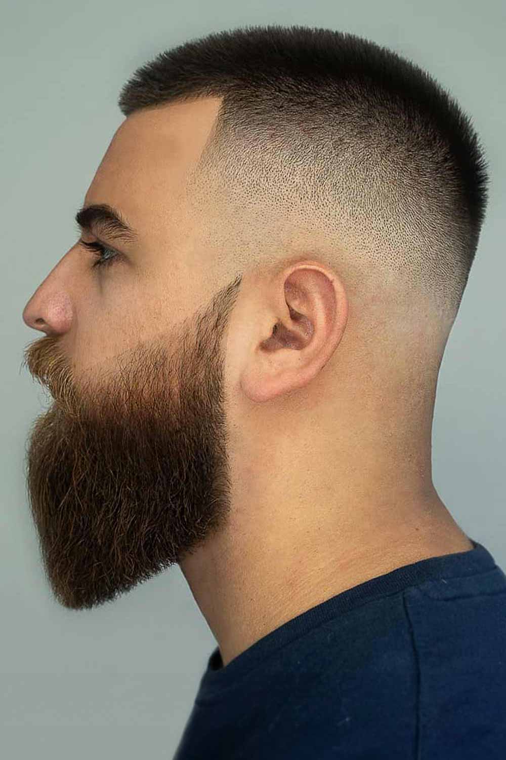 Buzz Cut Fade With Beard Men #buzzcutfade #buzzcut #fadehaircut #fadecut #buzzhaircut #fade