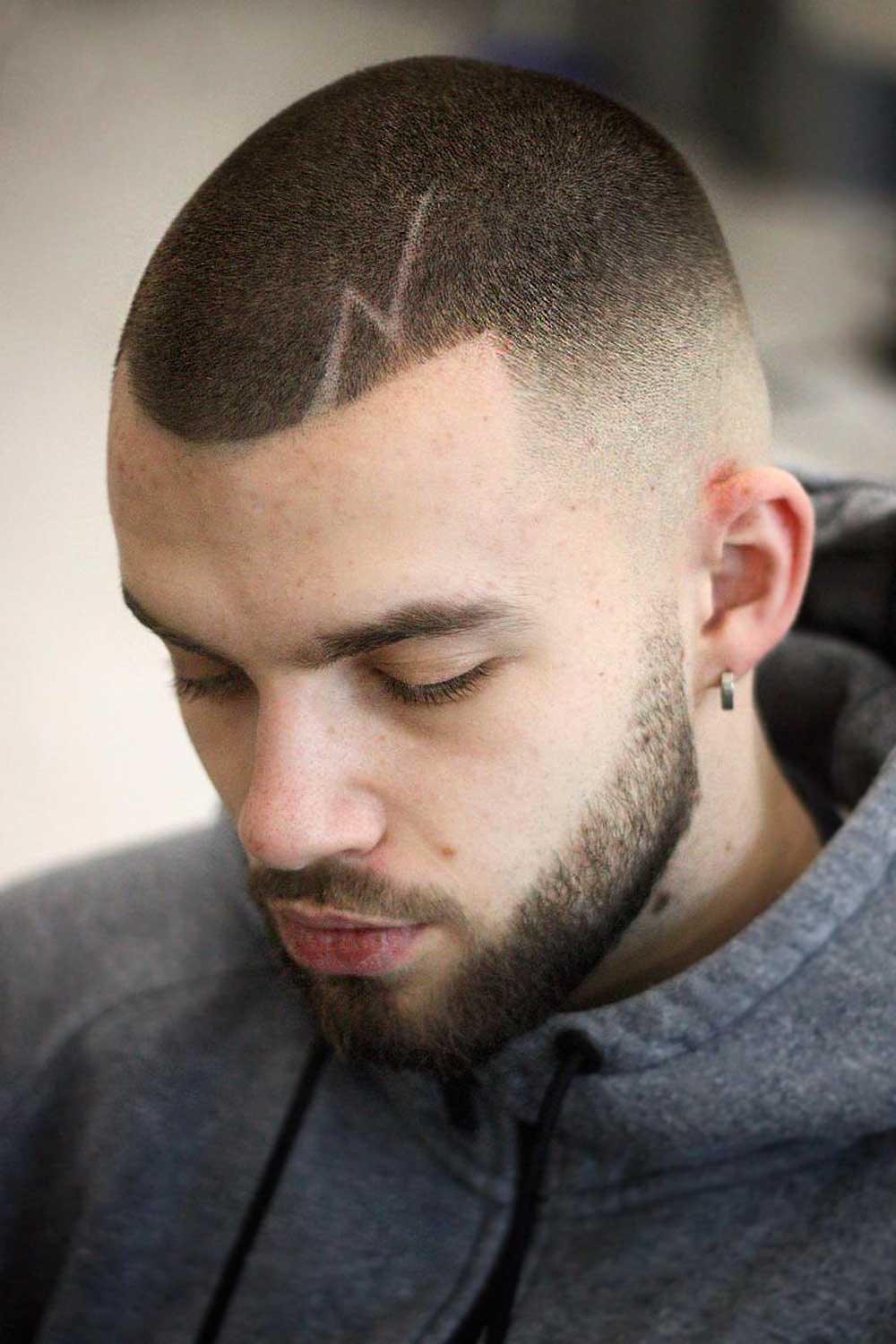 Buzz Hairstyles With Design #buzzcutfade #buzzcut #fadehaircut #fadecut #buzzhaircut #fade