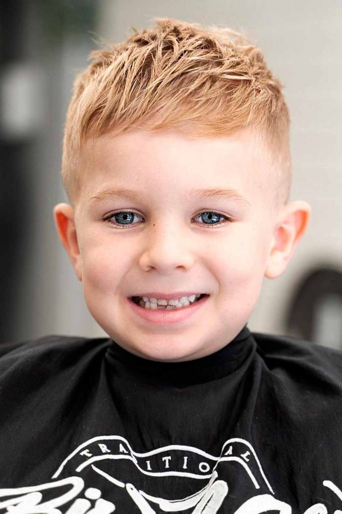 Short & Textured Toddler Hair #littleboyhaircuts #todddlerhaircuts #boyshaircuts