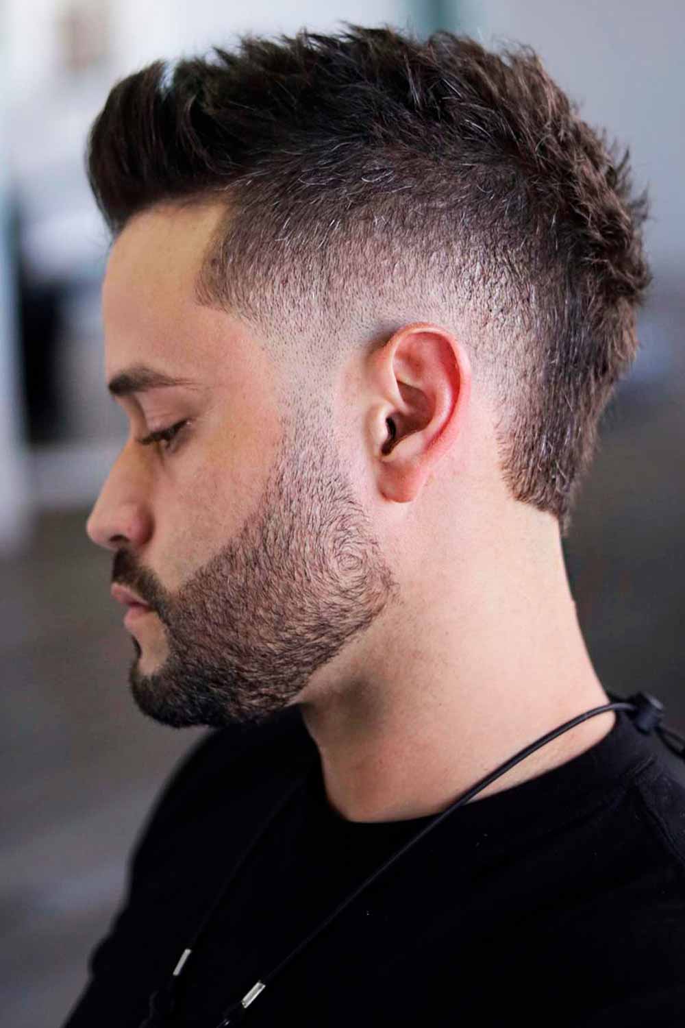 Mullet Fade Drop Spiky 