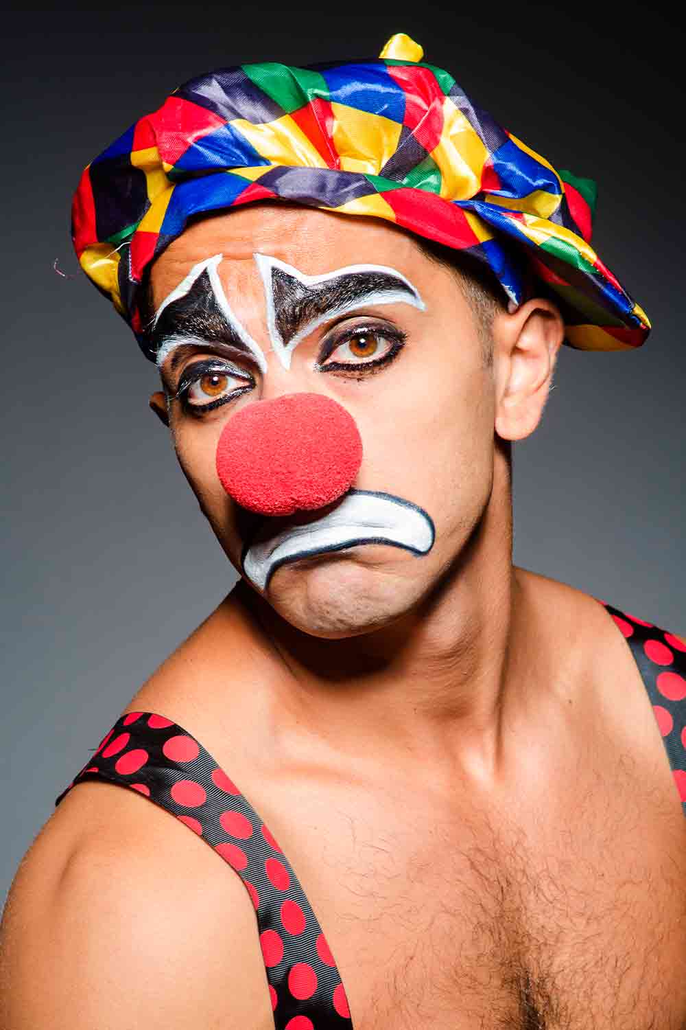 Sad Clown #halloweenmakeupformen #menshalloweenmakeup