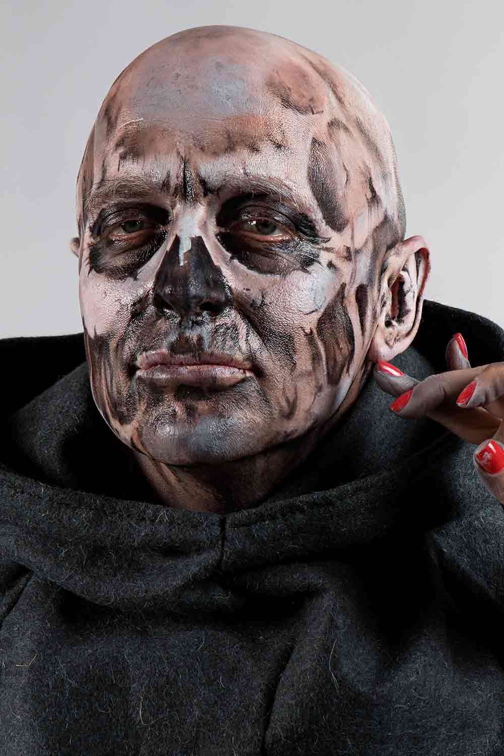 God Of War #halloweenmakeupformen #menshalloweenmakeup