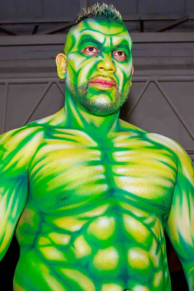 Hulk #halloweenmakeupformen #menshalloweenmakeup