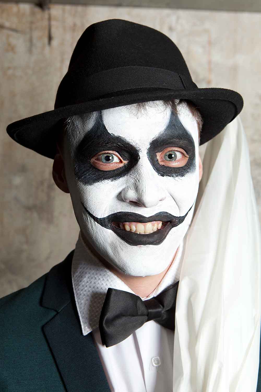 Mime Men's Makeup #halloweenmakeupformen #menshalloweenmakeup