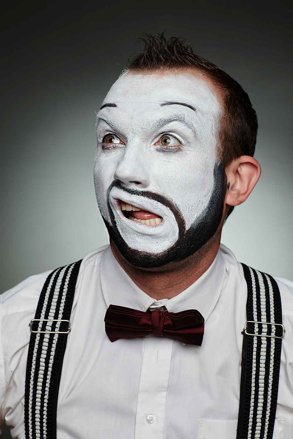 Mime Men's Makeup #halloweenmakeupformen #menshalloweenmakeup