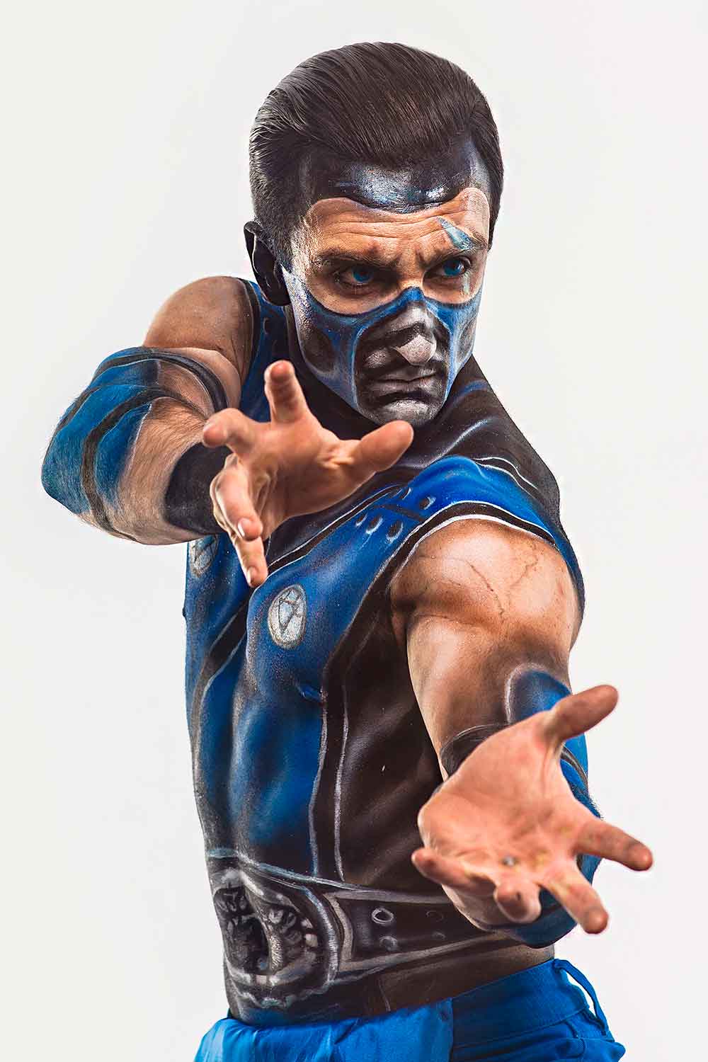 Mortal Kombat #halloweenmakeupformen #menshalloweenmakeup