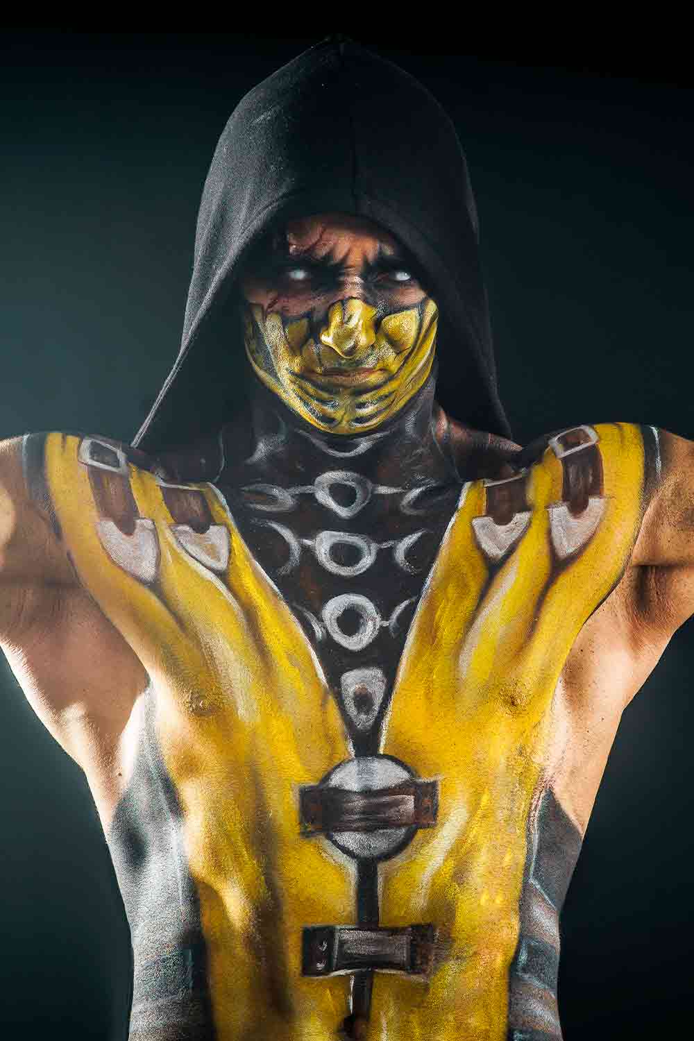 Mortal Kombat #halloweenmakeupformen #menshalloweenmakeup