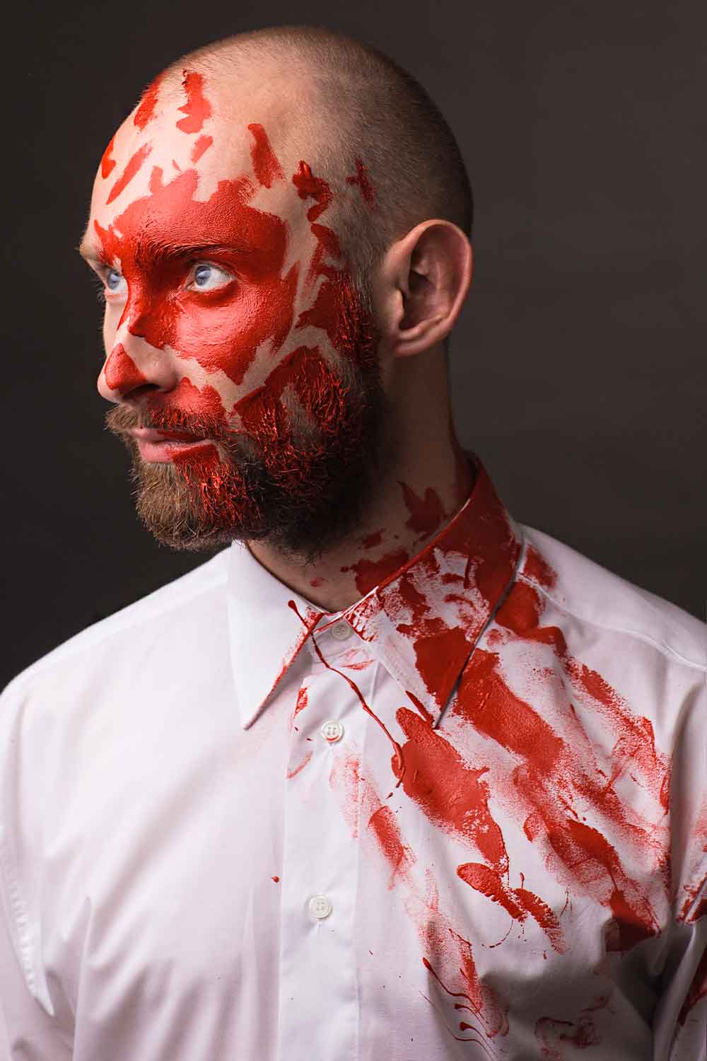 Paint Stain #halloweenmakeupformen #menshalloweenmakeup