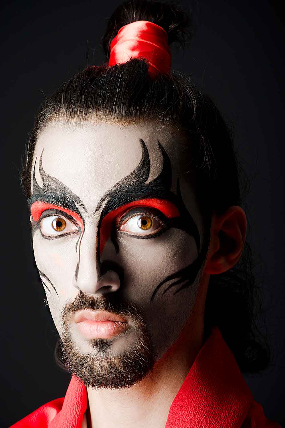 Samurai #halloweenmakeupformen #menshalloweenmakeup