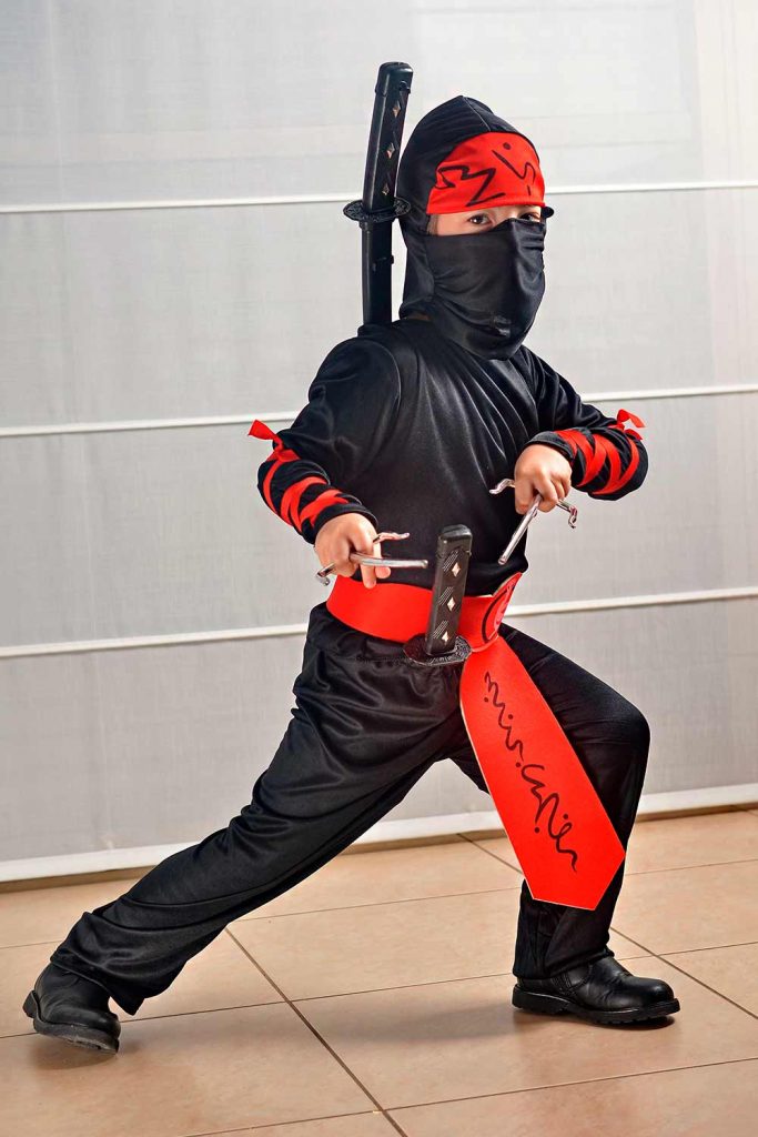 Easy DIY Ninja Costume for Kids