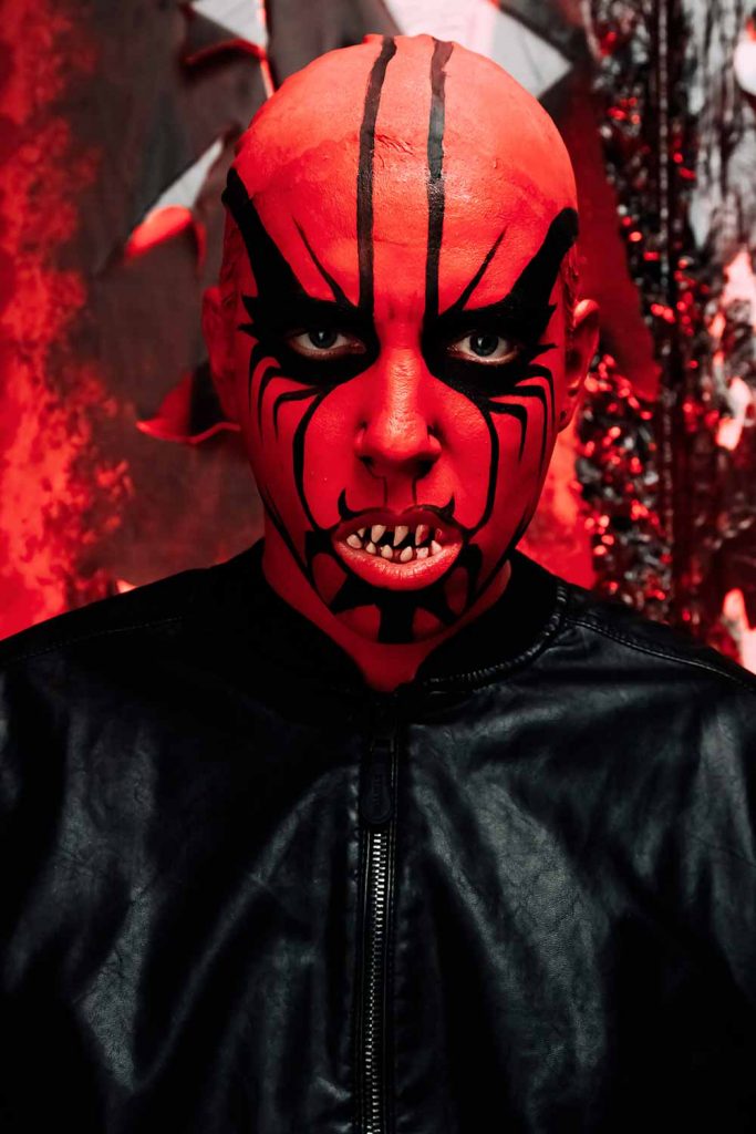 Darth Maul Star Wars #halloweenmakeup #halloweenmakeupmen #mensfacepaint #menshalloweenmakeup #halloweenmakeupformen 