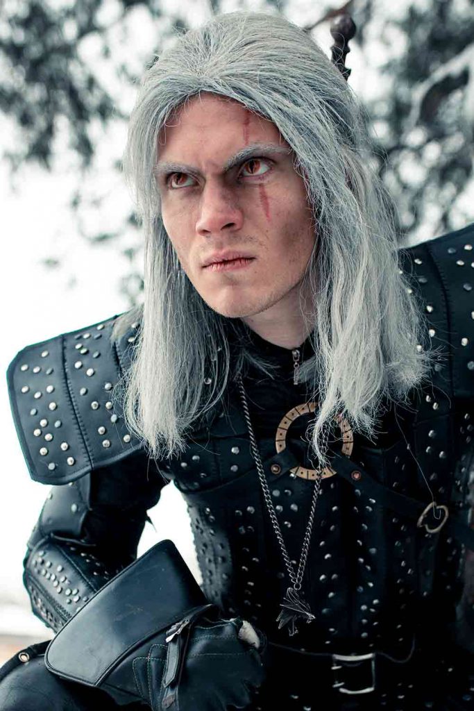 Witcher #halloweenmakeup #halloweenmakeupmen #mensfacepaint #menshalloweenmakeup #halloweenmakeupformen 