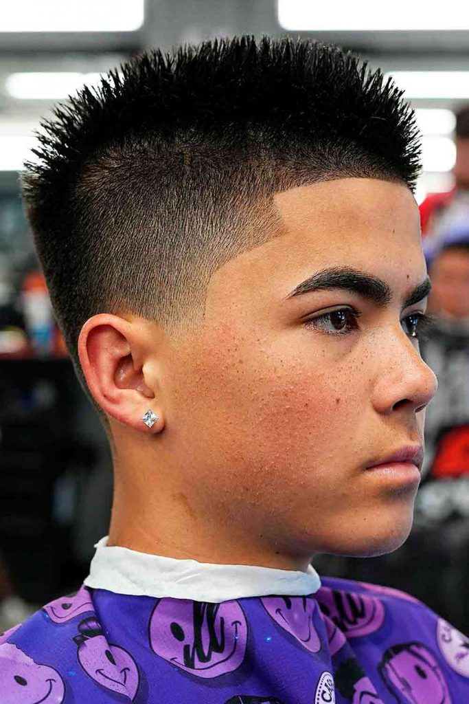 Short Spiky Haircut #teenboyhaircuts #teenshaircuts #boyshaircuts #guyshaircuts
