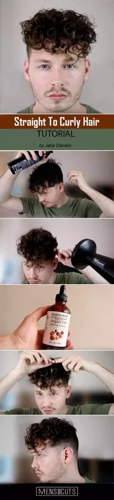 How To Get Curly Hair Instantly #howtogetcurlyhairmen #curlyhairmen