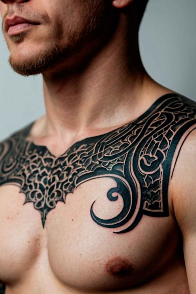 Blackwork #tattoosformen #menstattoos