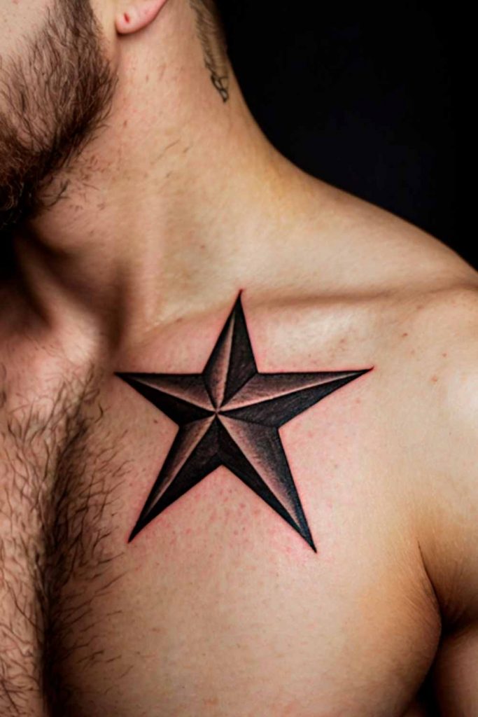 Star Tattoo #tattoosformen #menstattoos