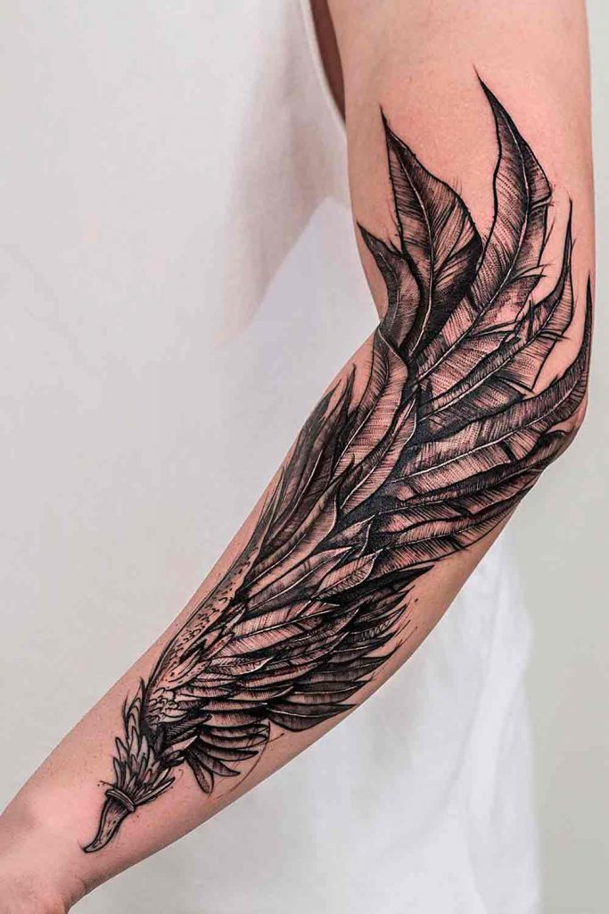 Wings Tattoo #tattoosformen #menstattoos