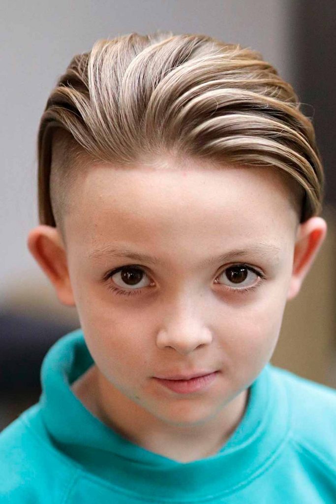 Kids Undercut And Slicked Back #boyshaircuts #haircutsforboys